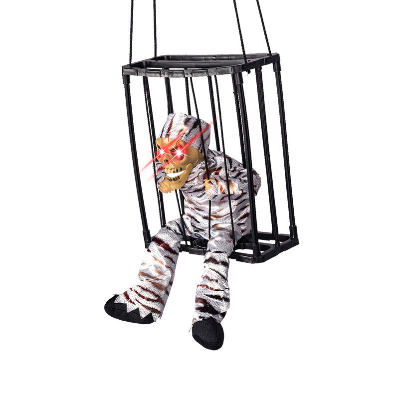 Halloween Hanging Cage Ghost