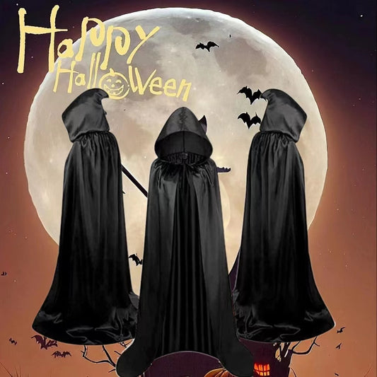 Spooky Gothic Hooded Halloween Cloak