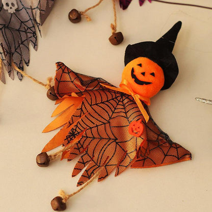 Ghost Festival Pumpkin Ghost Witch Doll