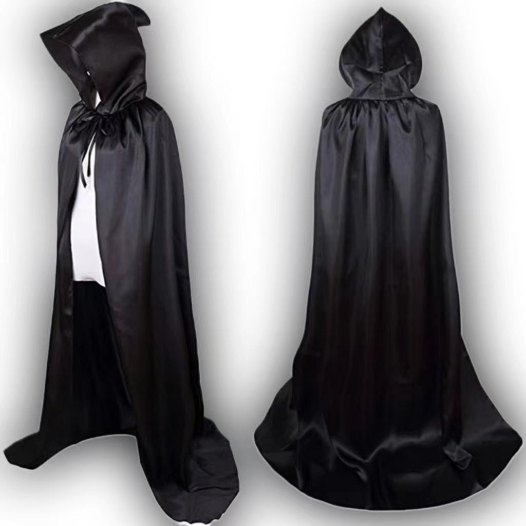 Spooky Gothic Hooded Halloween Cloak