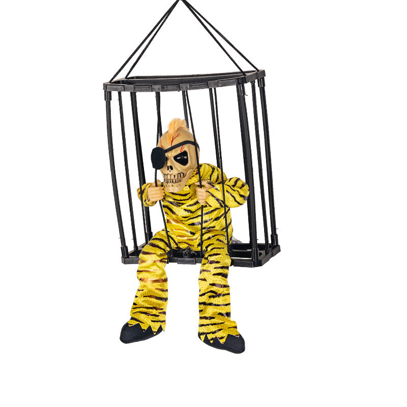Halloween Hanging Cage Ghost
