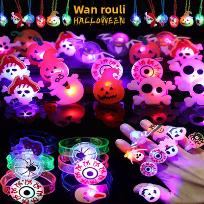 Halloween Luminous Scary Ring/Necklace