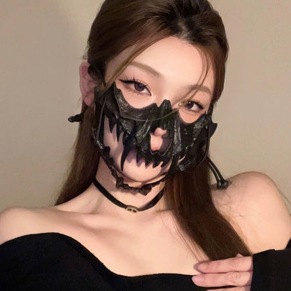 Halloween Second Dimension Half Face Mask