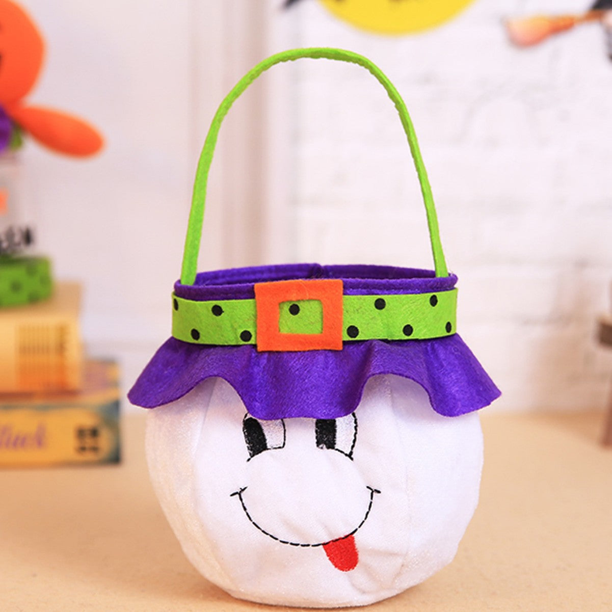 Halloween Decorations Witch Pumpkin Tote Bag
