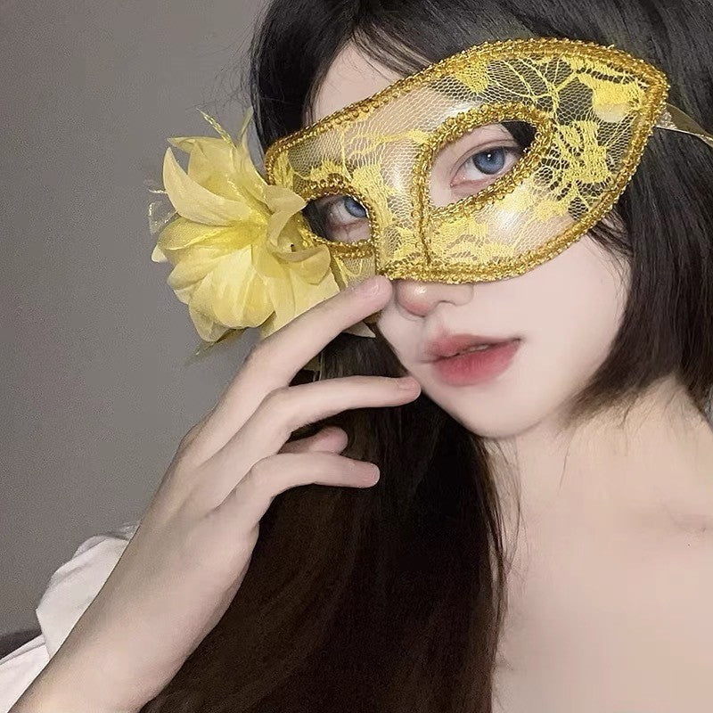 Halloween Second Dimension Half Face Mask