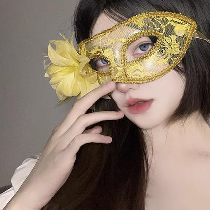 Halloween Second Dimension Half Face Mask