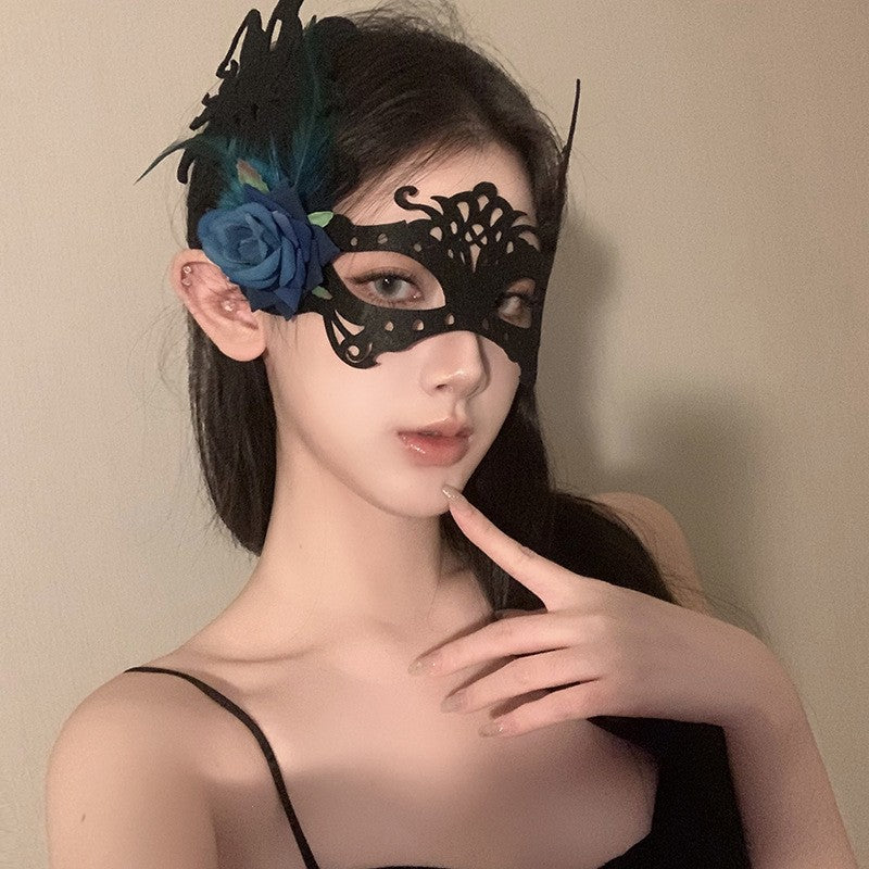 Halloween Second Dimension Half Face Mask
