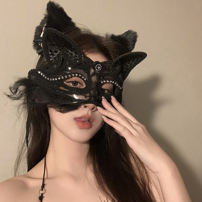Halloween Second Dimension Half Face Mask