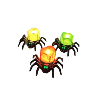 Halloween Weird Spider Candle Lamp