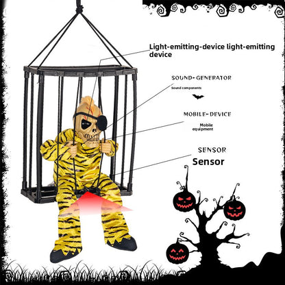 Halloween Hanging Cage Ghost