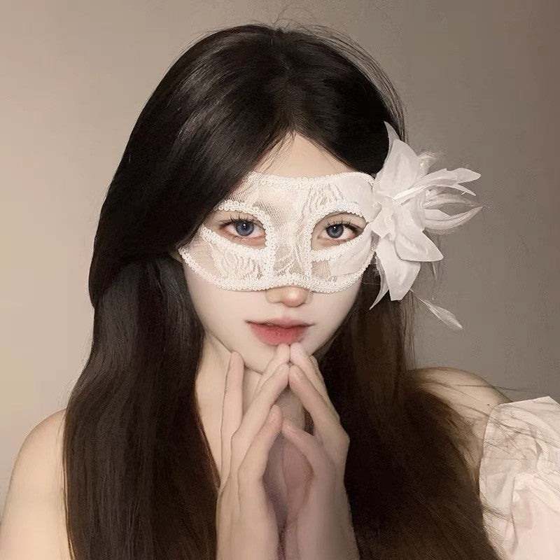 Halloween Second Dimension Half Face Mask