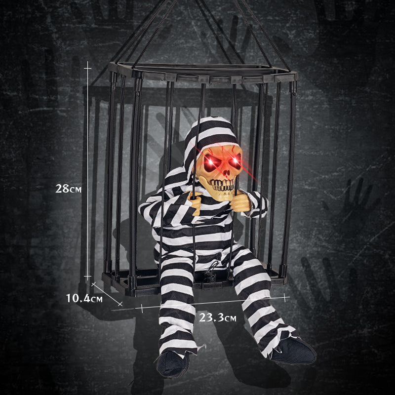 Halloween Hanging Cage Ghost