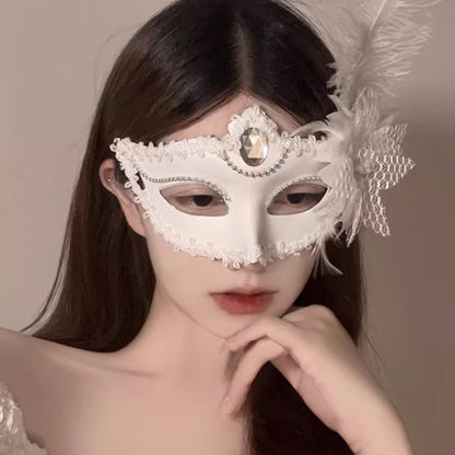 Halloween Second Dimension Half Face Mask