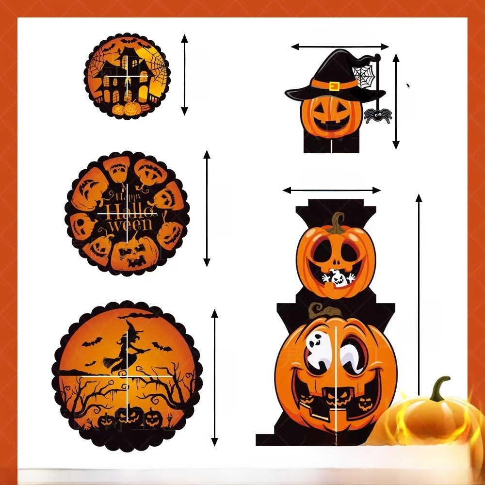 Halloween Decorative Pumpkin Multi-layer Cake Rackarty Dessert